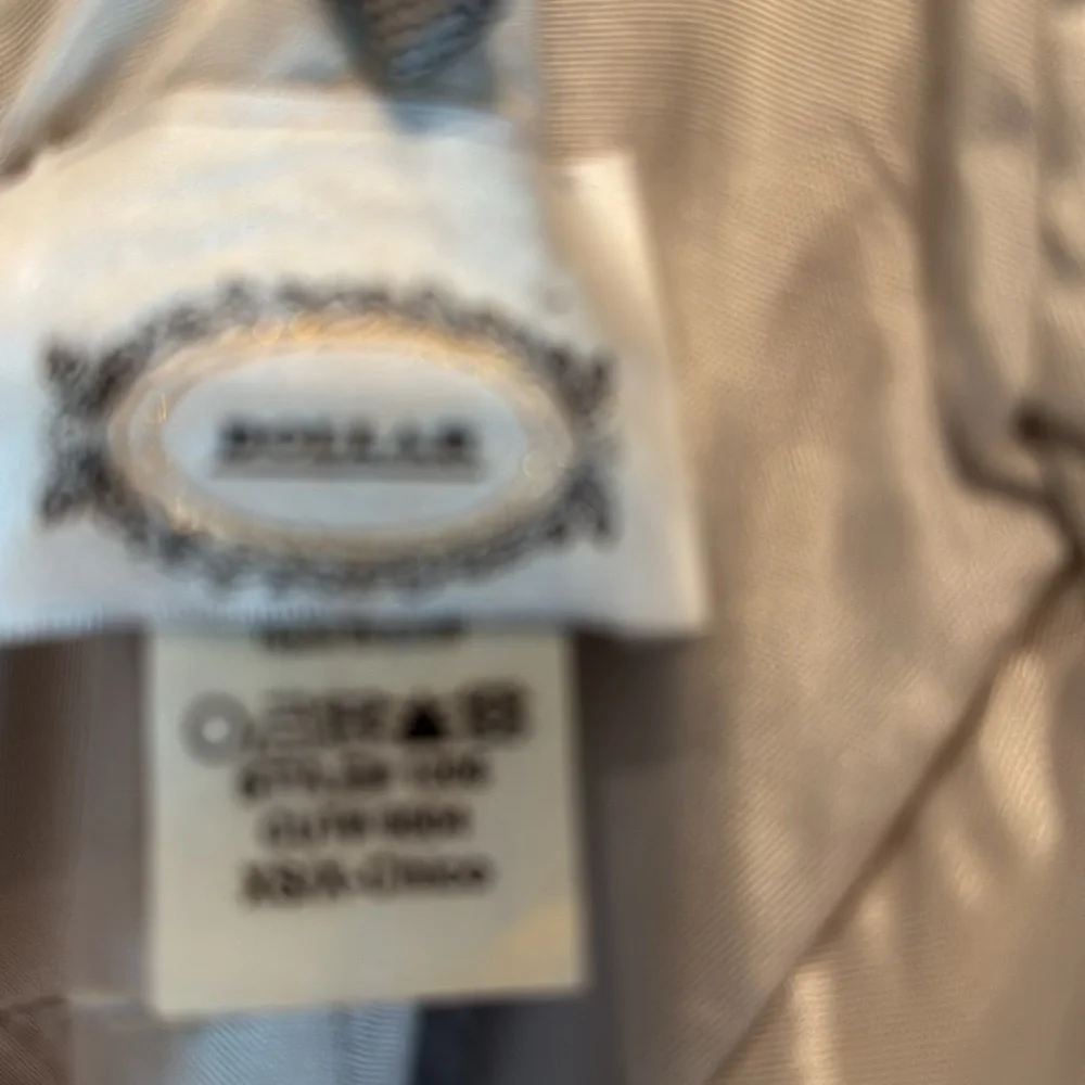 Dollar Brand Party Dress Gray with Black Floral Mesh Overlay Size XS - Picture 13 of 14